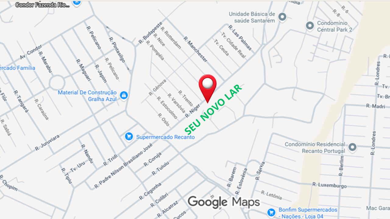 Mapa Fazenda Rio Grande